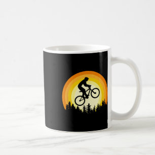 Mountain Biking Mtb Retro Cyclist Men Women Kids B Coffee Mug