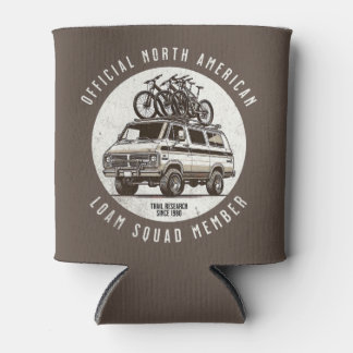 Mountain Biking "Official Loam Squad Member" Can Cooler