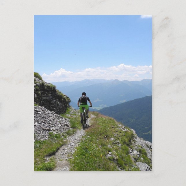 Mountain Biking Postcard (Front)