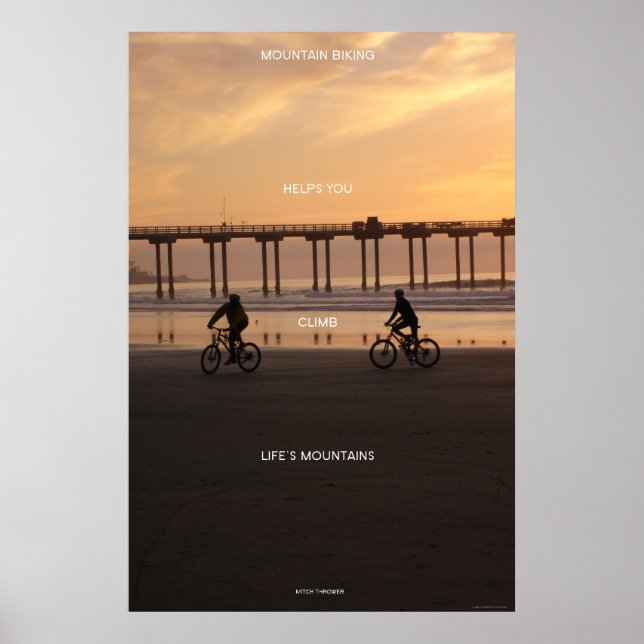 mountain biking poster (Front)