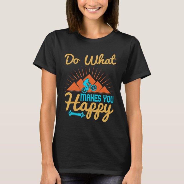 Mountain Biking Quotes Gift T-Shirt (Front)