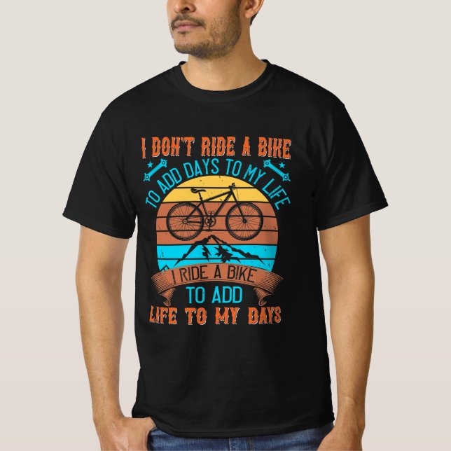 Mountain Biking Quotes Gift T-Shirt (Front)
