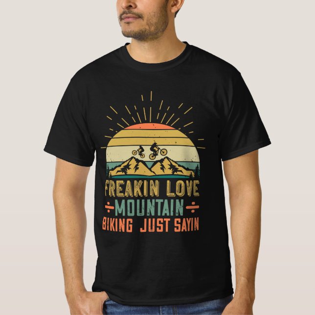 Mountain Biking Quotes Gift T-Shirt (Front)