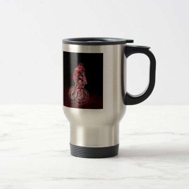 Mountain Biking Travel Mug (Right)