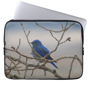 Mountain Bluebird Laptop Sleeve