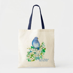 Mountain Bluebird Syringa State of Idaho Tote Bag