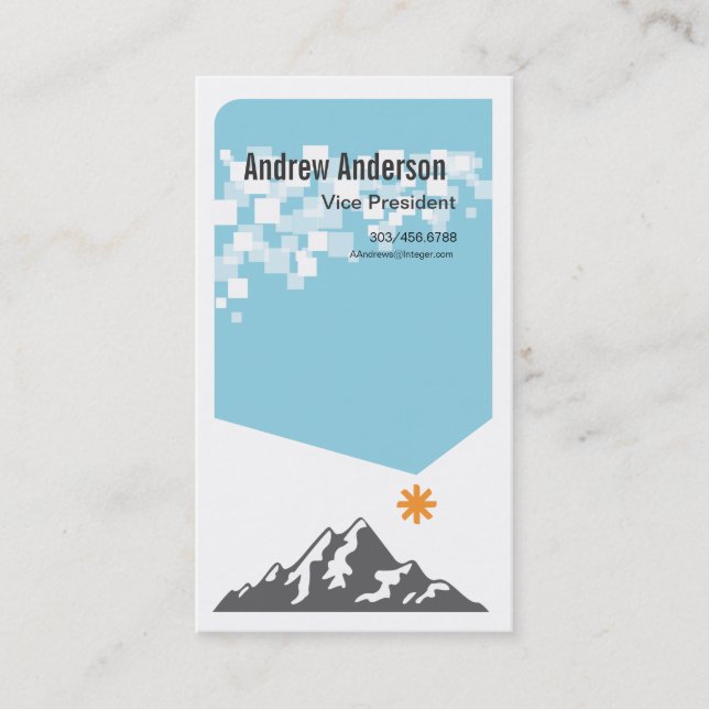 Mountain Business Card (Front)