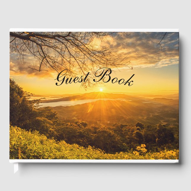 Mountain Cabin Guest Book (Front)