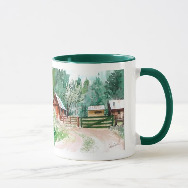 Mountain Cabin Mug (Right)