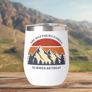 Mountain Cabin Sunset Personalised Vacation