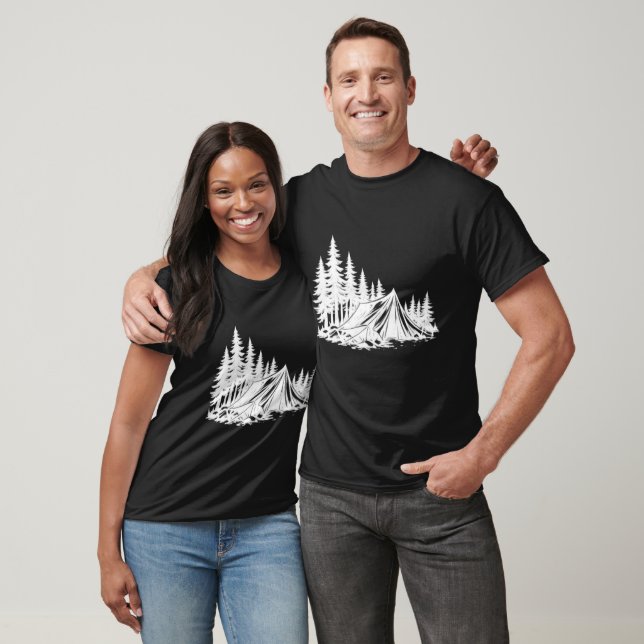 Mountain Camping Adventure Nature T-Shirt (Unisex)