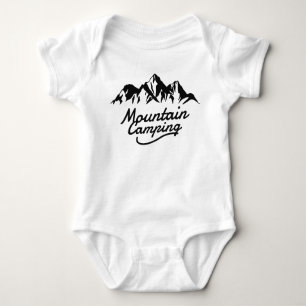 Mountain Camping Baby Bodysuit
