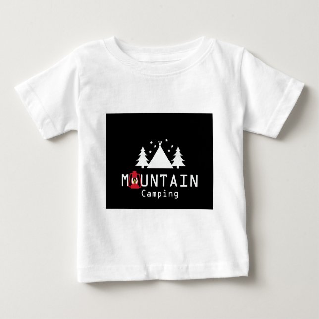 mountain camping baby T-Shirt (Front)