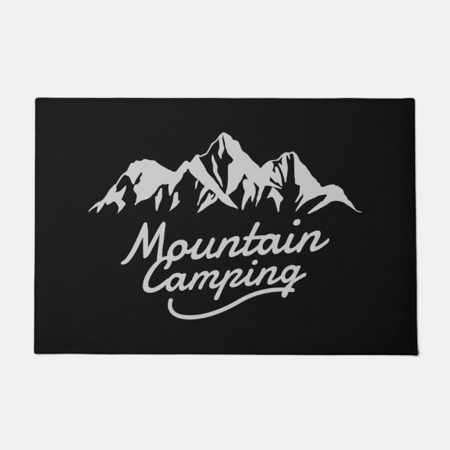 Mountain Camping Doormat (Front)