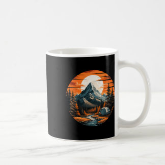 Mountain Camping Hiking Outdoor Nature Forest Mens Coffee Mug