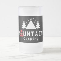 Mountain Camping Modern Badge