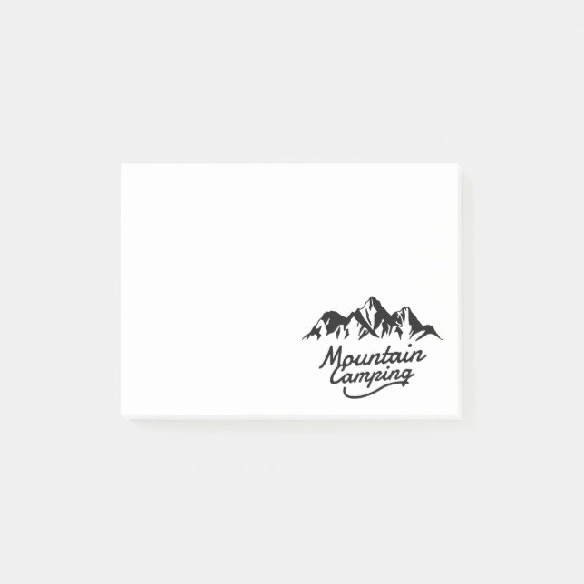 Mountain Camping Post-it Notes (Front)