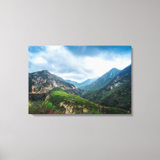 Mountain Canyon Wall Art | Scenic Valley Print