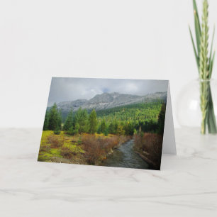 Mountain card with quote