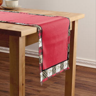 Mountain Christmas patchwork Medium Table Runner
