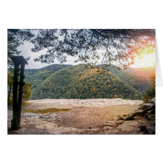 Mountain cliff view (Front Horizontal)