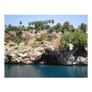 Mountain cliffs with Mediterranean sea Photo Print