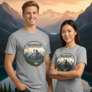 Mountain Climber Adventure Patch Men's Tee