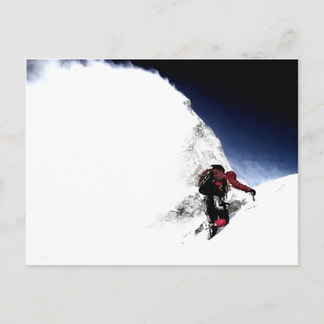 Mountain Climber Extreme Sports Postcard (Front)