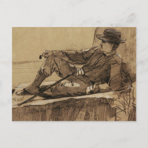 Mountain Climber Resting by Winslow Homer Postcard