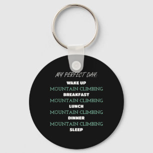 Mountain Climbing Adventure Outdoor Enthusiast Key Ring