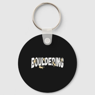 Mountain Climbing Bouldering Key Ring