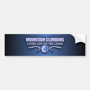 Mountain Climbing Bumper Sticker