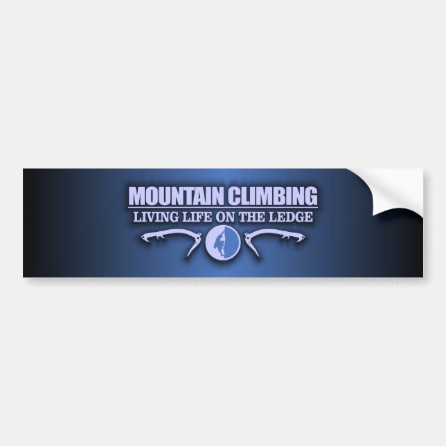 Mountain Climbing Bumper Sticker (Front)