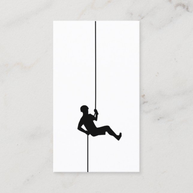Mountain Climbing Business Card (Front)
