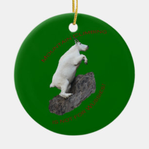 Mountain Climbing Ceramic Tree Decoration