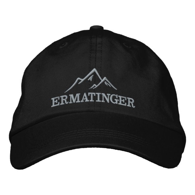 Mountain Climbing Ermatinger Embroidered Hat (Front)
