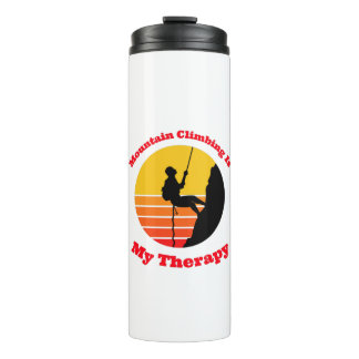 Mountain Climbing is My Therapy Thermal Tumbler