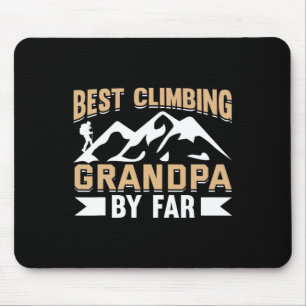 Mountain Climbing Rock Climb Grandfather Climber G Mouse Pad
