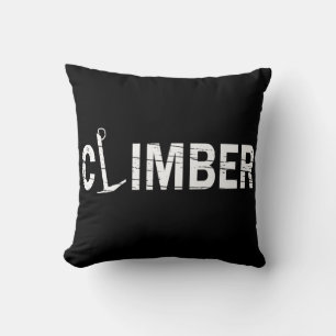 Mountain climbing rock climber cushion