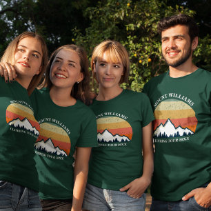 Mountain Climbing Tour Custom Expedition Trip T-Shirt