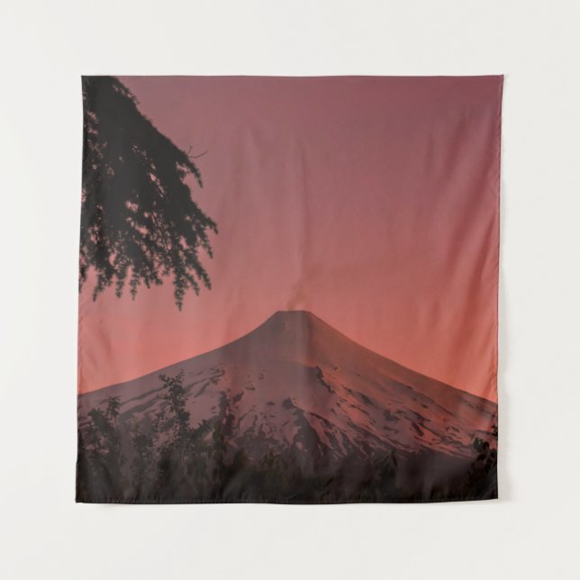 MOUNTAIN COVERED WITH SNOW DURING GOLDEN HOUR TAPESTRY (Front)