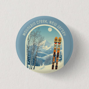 Mountain Creek, New Jersey ski area souvenir 3 Cm Round Badge