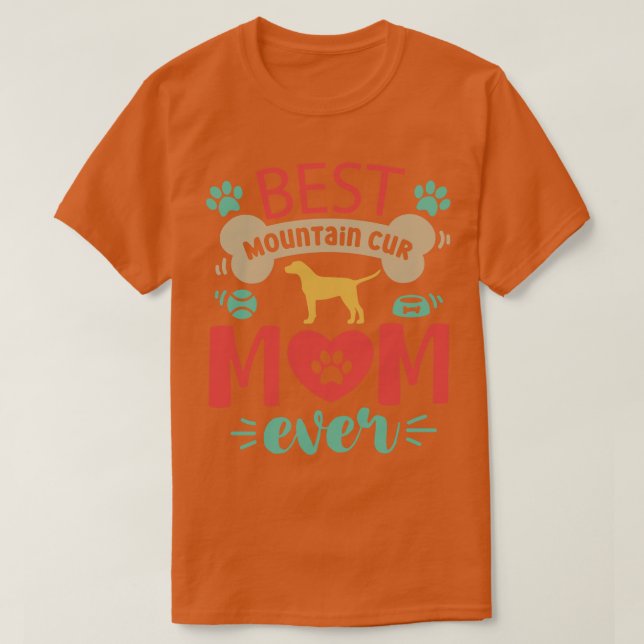 Mountain Cur Dog T-Shirt (Design Front)