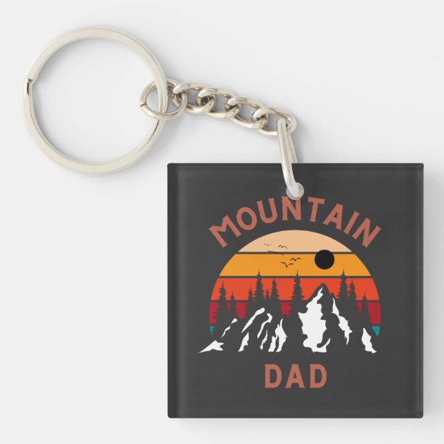 Mountain Dad Key Ring (Front)