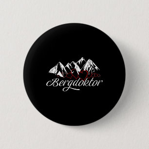 Mountain Doctor Mountain Alps Apres Ski Skiing Sno 6 Cm Round Badge