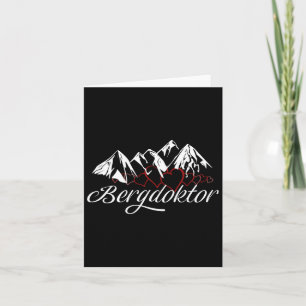 Mountain Doctor Mountain Alps Apres Ski Skiing Sno Card