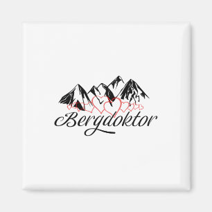 Mountain Doctor Mountain Alps Apres Ski Skiing Sno Magnet