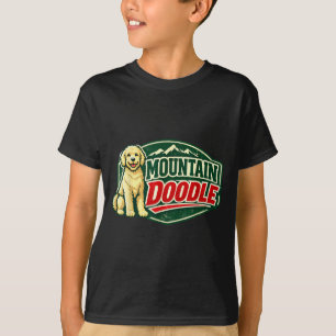 Mountain Doodle Dog Lovers Hiking Trail Outdoor T-Shirt