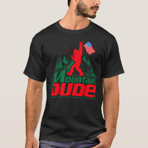 Mountain Dude Funny Bigfoot Sasquatch Hiking Gifts T-Shirt