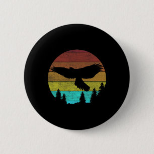 Mountain Eagle - Mountaineer And Mountain Lover - 6 Cm Round Badge